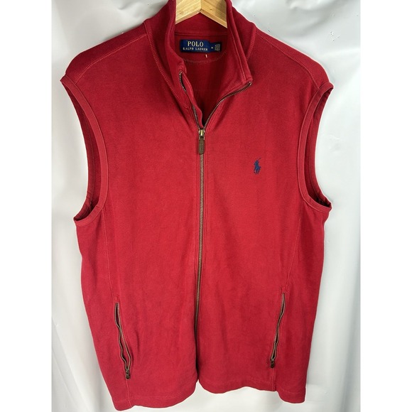 Vintage Polo Ralph Lauren Zip Up Vest Best-Size M, Embroidered Pony - Picture 3 of 14
